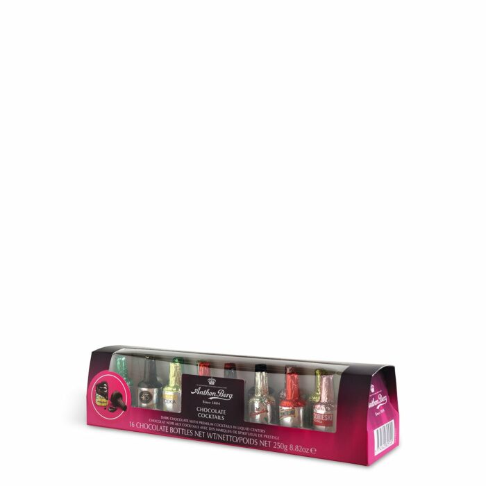 16 Piece Assorted Chocolate Cocktail Liqueurs 250g