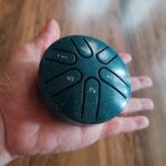 Ethereal Drum, A 3-inch 6-tones Steel Tongue Drum, Is Compact And Portable, Allowing People To Relieve Stress, Heal And Meditate. It Comes With Drumsticks And Music Notes. Eid Al-Adha Mubarak photo review