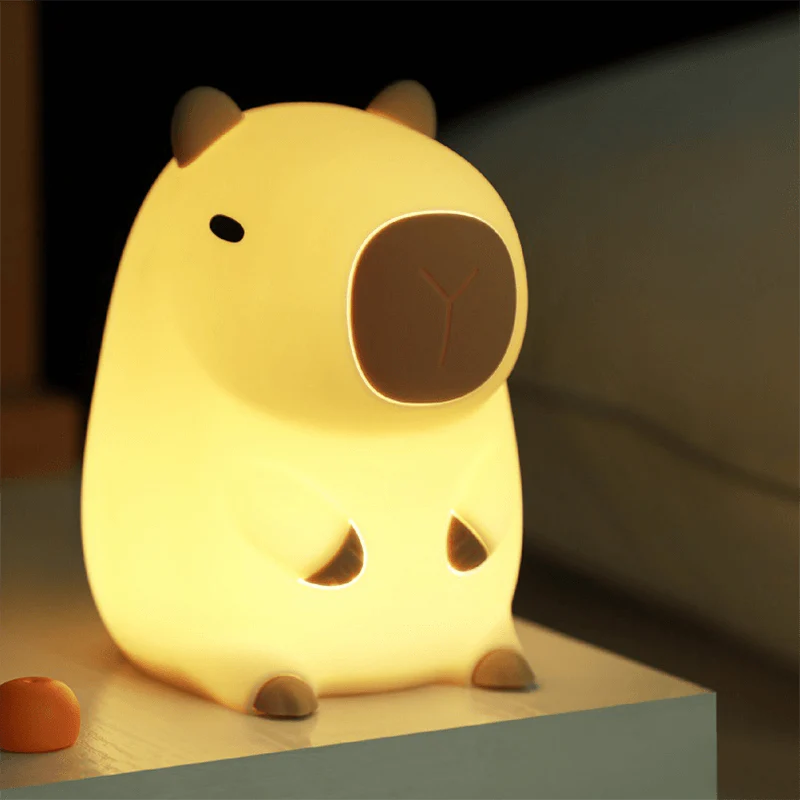 💤Adorable Capybara Night Light – Warm, Soft & Delightfully Unique!