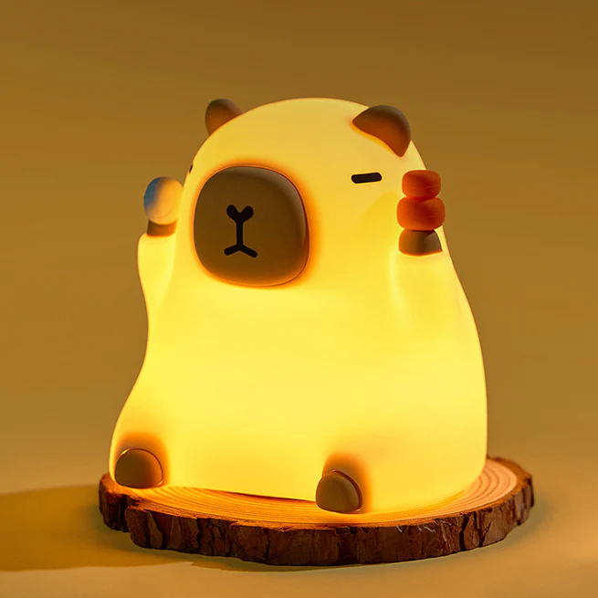 💤Adorable Capybara Night Light – Warm, Soft & Delightfully Unique!