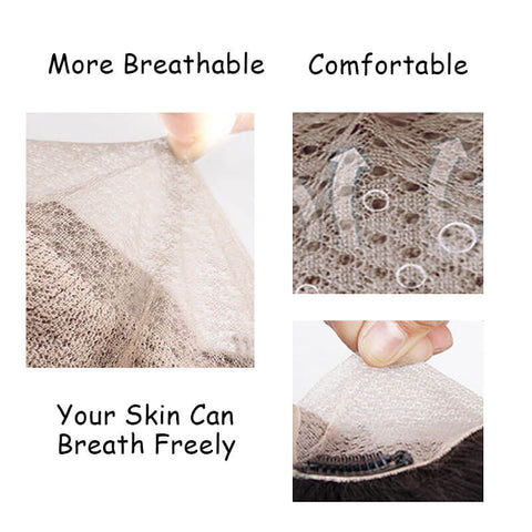 50% OFF 🔥HOT SALE🔥100% Human Hair TOPPERS With Bangs