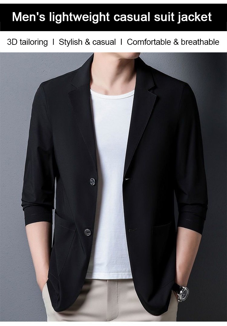 🔥 AirLite Ultra-Comfort Men’s Smart Casual Suit Jacket